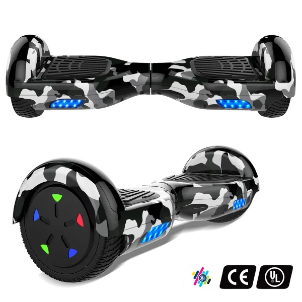 Acheter 🌟 Glisse Urbaine Cool&fun Hoverboard Cool&fun 6.5″ Avec Bluetooth Led 💯 3