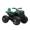 Bon marché 🥰 Homcom Voiture 4×4 Quad Buggy Électrique Enfant 12 V 8 Km/h Max. Effets Lumineux Sonores Selle Avec Dossier Porte-bagage Avant Métal Pp Vert Noir 😍 20