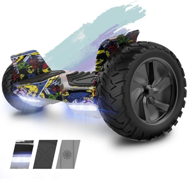 Coupon ✔️ Cool&fun Pack Hoverboard 8.5″avec Bluetooth+hoverkart ⭐ 3