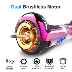 Vente flash ✔️ Mega Motion Pack Hoverboard 6.5″avec Bluetooth+hoverkart 💯 10