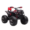 Grosses soldes 🥰 Homcom Voiture 4×4 Quad Buggy Électrique Enfant 12 V 8 Km/h Max. Effets Lumineux Sonores Selle Avec Dossier Porte-bagage Avant Métal Pp Rouge Noir 😀 22