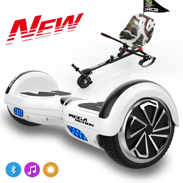 Le moins cher ✨ Mega Motion Pack Hoverboard 6.5″avec Bluetooth+hoverkart 🥰 1