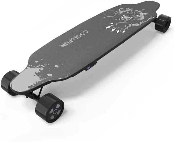 Tout neuf 💯 Rcb Rcb Skateboard Électrique Avec Télécommande, Planche À Roulettes À 4 Roues Avec Batterie Au Lithium Pour Débutants, Planche Cool Trick De 35,4 * 9 Inches Pour Adultes Et Adolescents 🔥 1