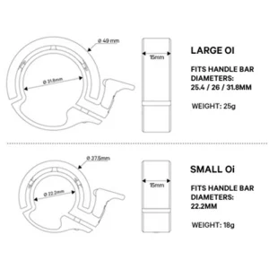 Top 10 ⭐ Glisse Urbaine Knog Knog Oi Classic Small Bell 🥰 6