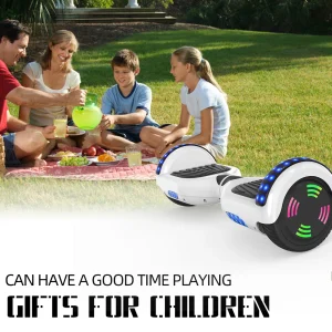 Bon marché ⭐ Cool&fun Microgo Hoverboard Gyropode Électrique Gokart Overboard Bluetooth 6.5″ Self-balance Board Roues Led Flash Télécommande Et Sac 🔔 16