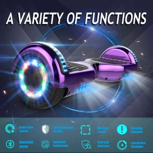 De gros 🛒 Cool&fun Pack Hoverboard 6.5″avec Bluetooth+hoverkart 🥰 12