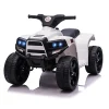 De gros 👍 Homcom Voiture 4×4 Quad Buggy Électrique Enfant 18-36 Mois 6 V 3 Km/h Max. Effet Lumineux Sonores Métal Pp Blanc Noir 🔥 22