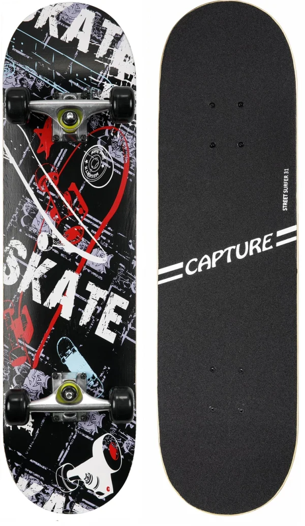 Remise 👍 Capture Capture Outdoor, “street Surfer 31″ Skateboard 79cm, 31” 🧨 1