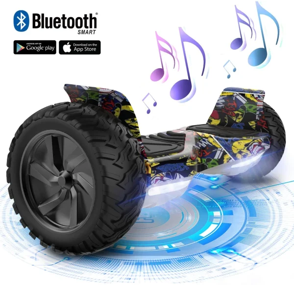 Top 10 🧨 Cool&fun Pack Hoverboard 8.5″avec Bluetooth+hoverkart 😀 4