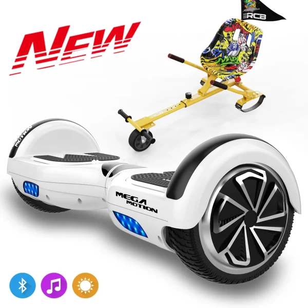 Promo ✔️ Mega Motion Pack Hoverboard 6.5″avec Bluetooth+hoverkart 🔥 1